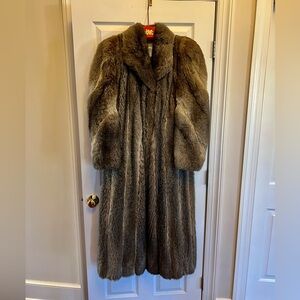 New Zealand Opposum Elegant Fur Coat